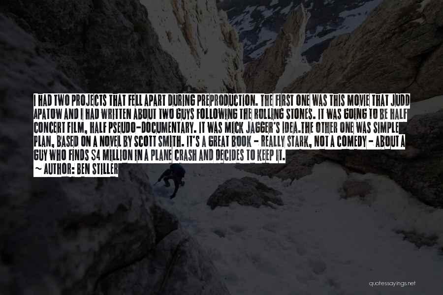 Crash Into You Book Quotes By Ben Stiller
