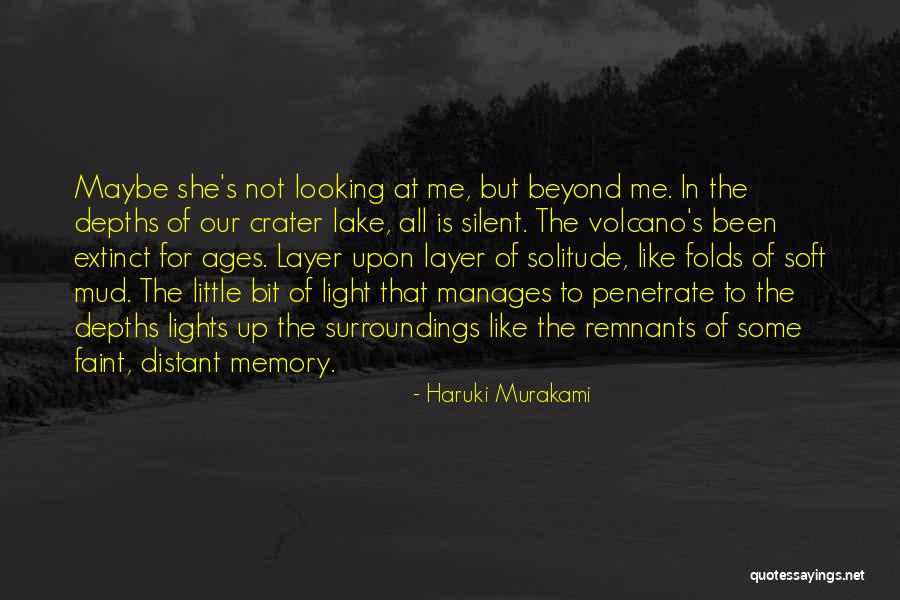 Crater Quotes By Haruki Murakami