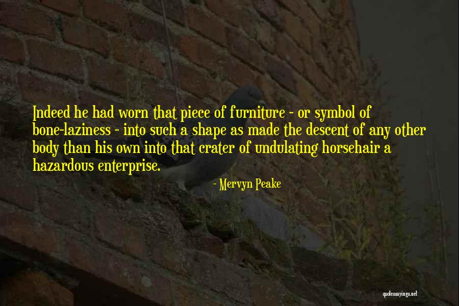 Crater Quotes By Mervyn Peake