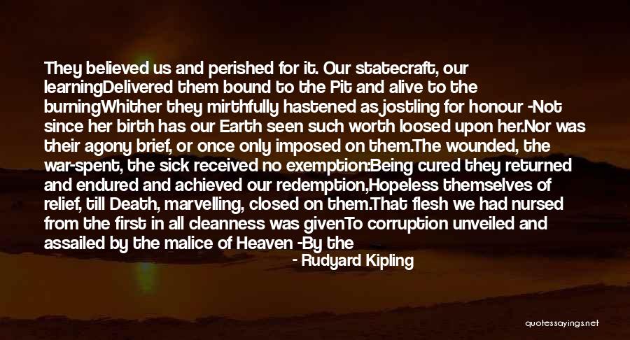 Crater Quotes By Rudyard Kipling