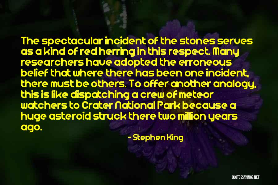 Crater Quotes By Stephen King