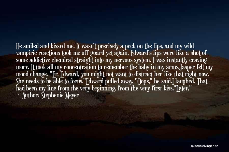 Craving A Kiss Quotes By Stephenie Meyer