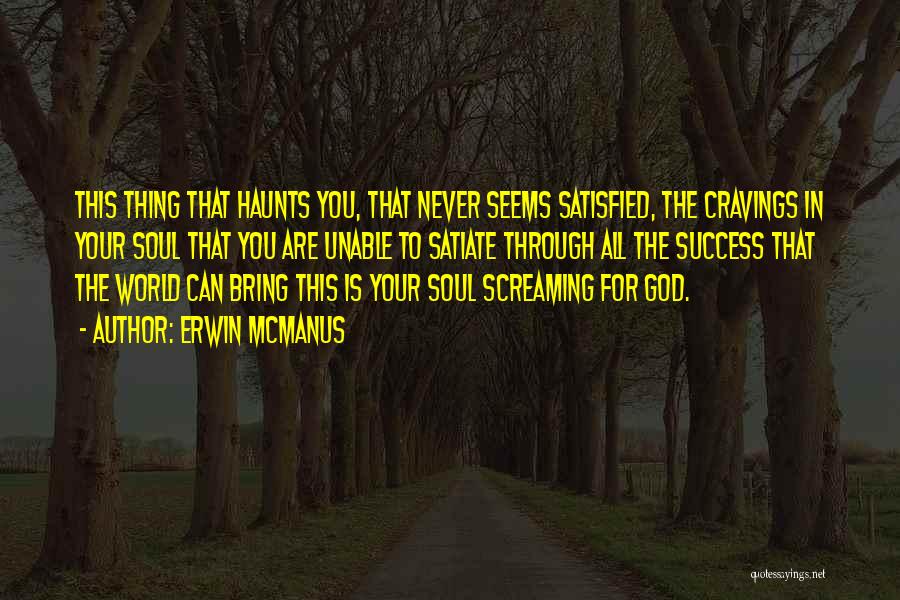 Craving God Quotes By Erwin McManus
