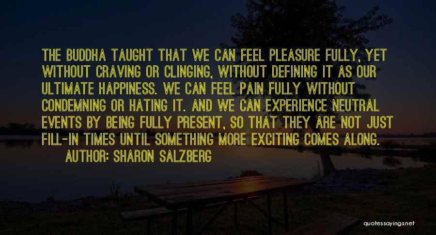Craving Happiness Quotes By Sharon Salzberg