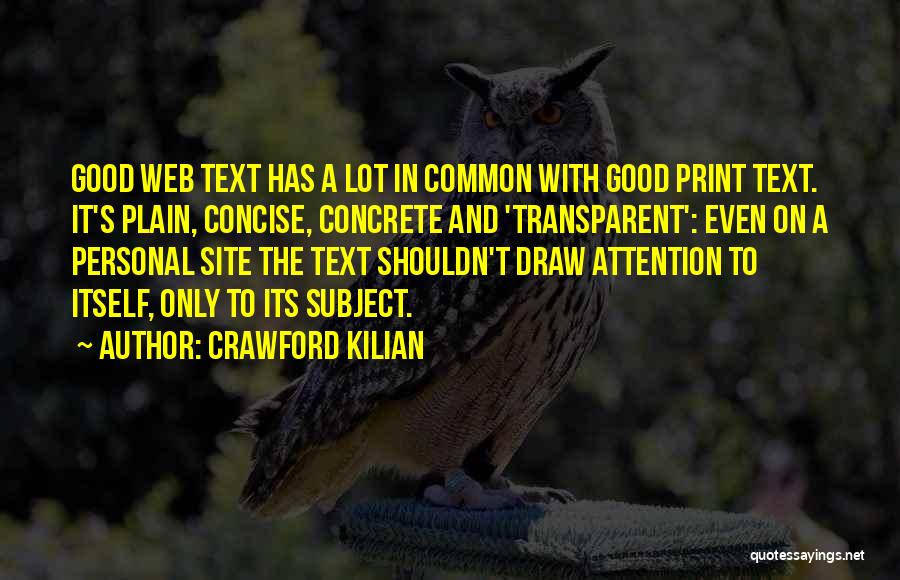 Crawford Kilian Quotes 1080401