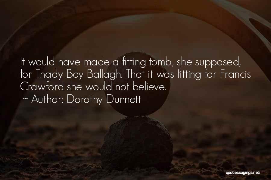 Crawford Quotes By Dorothy Dunnett