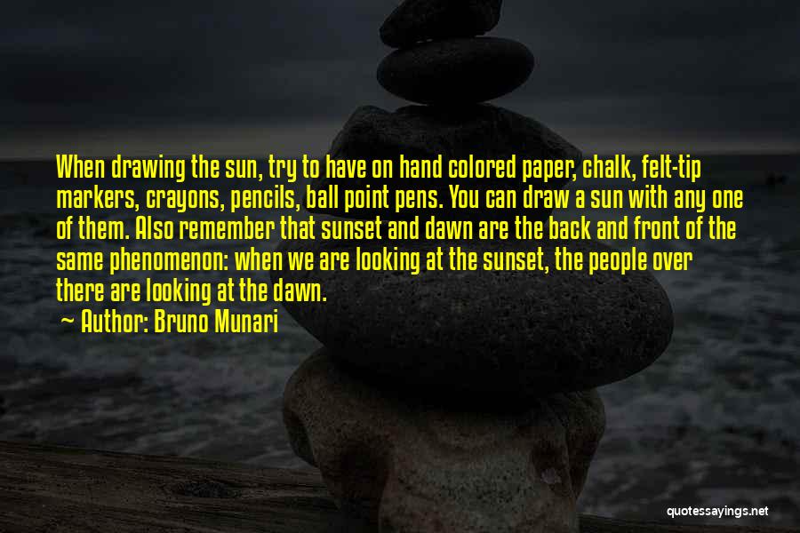 Crayons Quotes By Bruno Munari