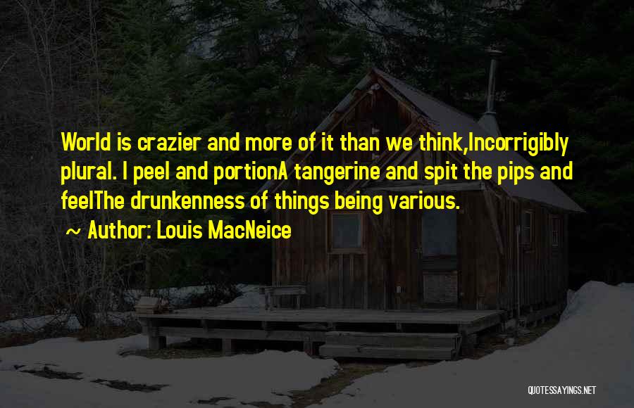 Crazier Than Quotes By Louis MacNeice