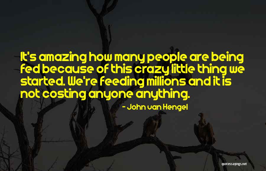 Crazy But Amazing Quotes By John Van Hengel