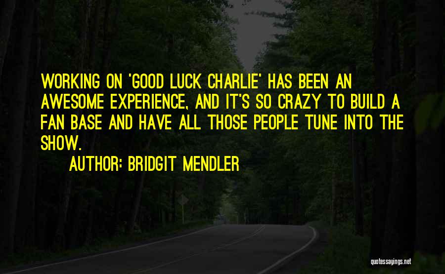 Crazy But Awesome Quotes By Bridgit Mendler