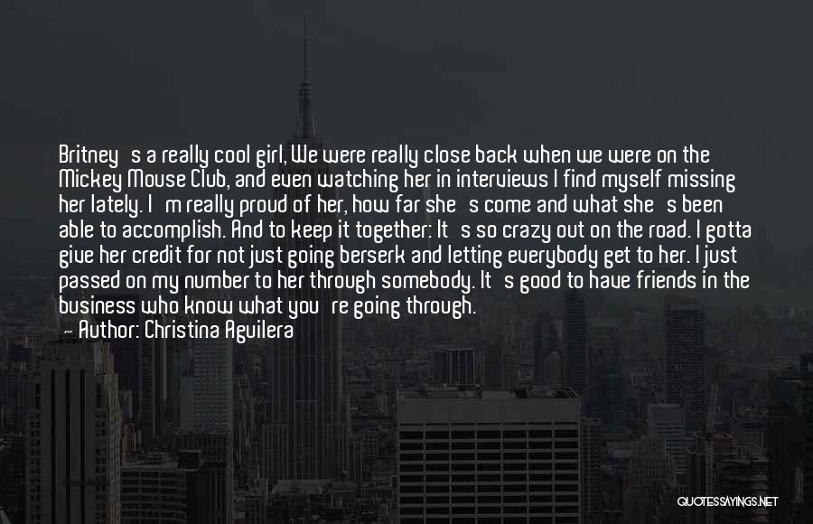 Crazy But Cool Quotes By Christina Aguilera