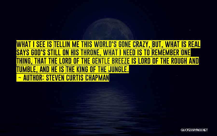 Crazy But Real Quotes By Steven Curtis Chapman