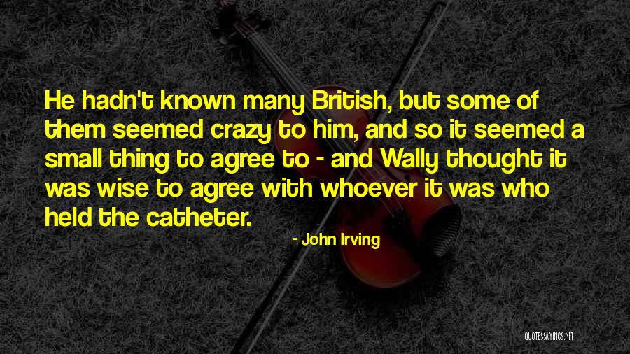 Crazy But Wise Quotes By John Irving