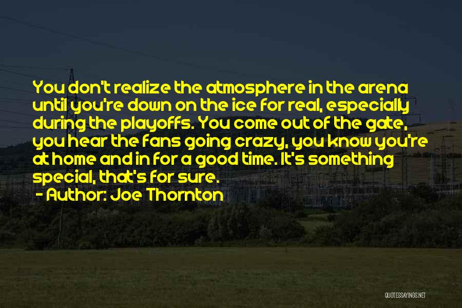 Crazy Fans Quotes By Joe Thornton