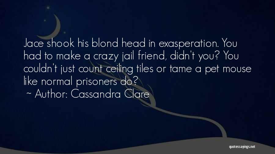 Crazy Friend A Best Friend Quotes By Cassandra Clare
