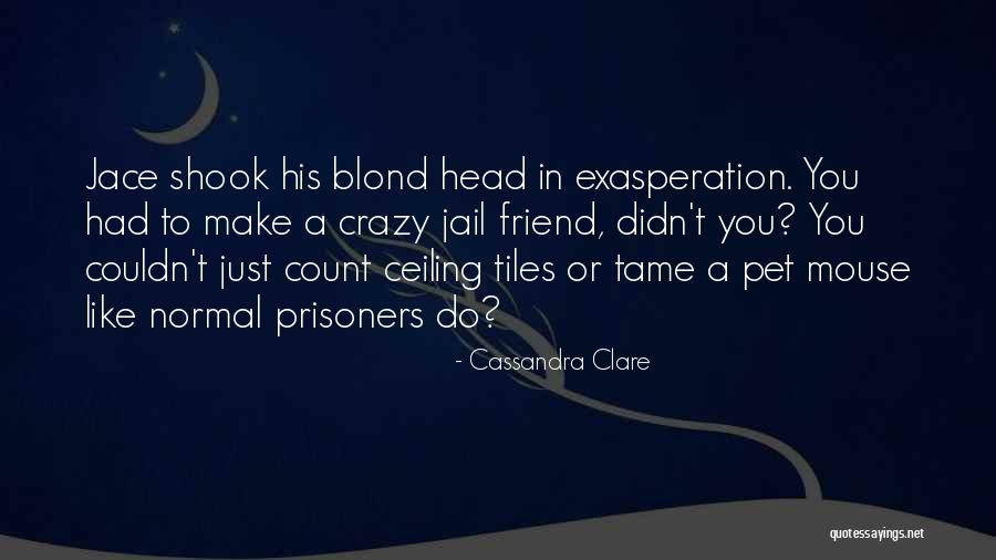 Crazy Friend A Best Friend Quotes By Cassandra Clare