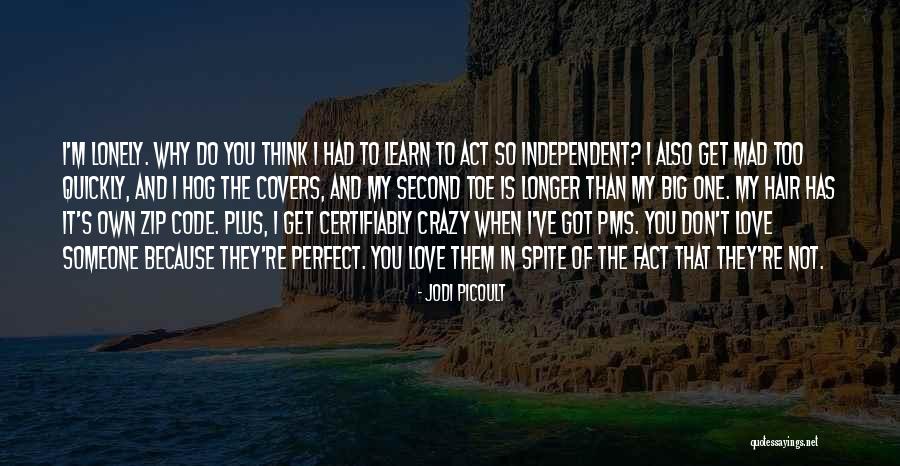 Crazy Hair Quotes By Jodi Picoult