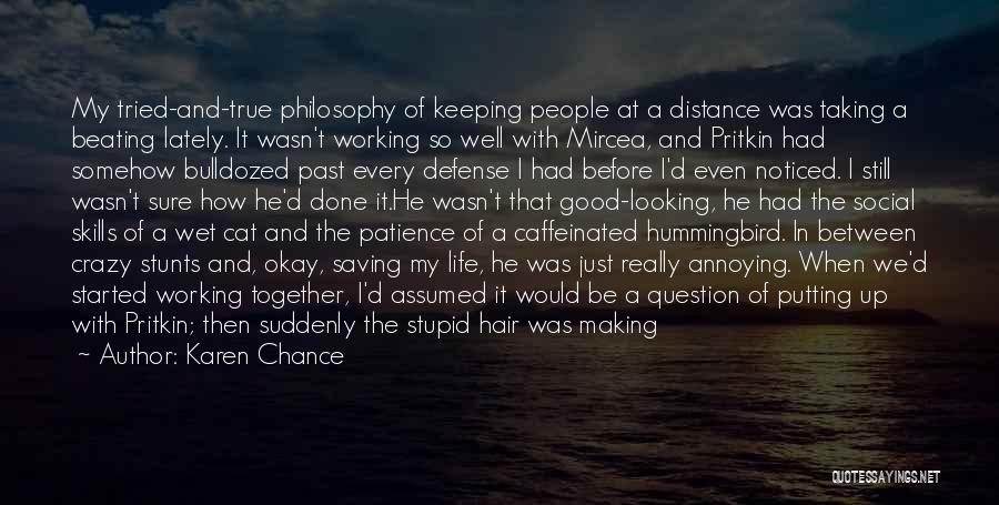 Crazy Hair Quotes By Karen Chance