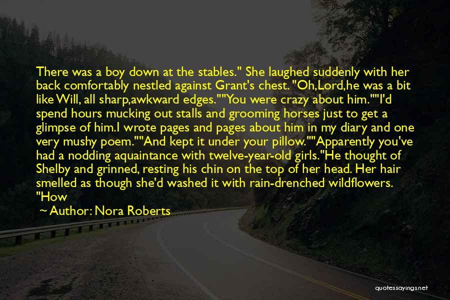 Crazy Hair Quotes By Nora Roberts Crazy Hair Quotes By Nora Roberts