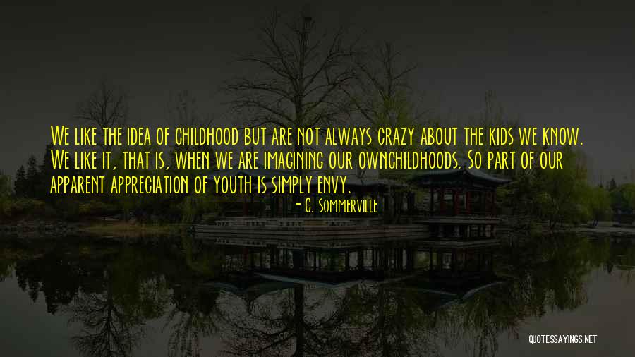 Crazy Idea Quotes By C. Sommerville Crazy Idea Quotes By C. Sommerville