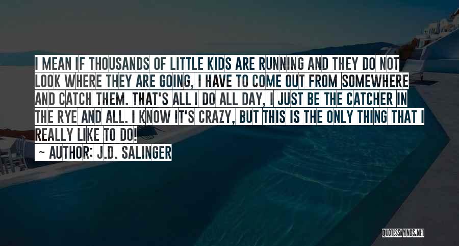 Crazy Little Thing Quotes By J.D. Salinger