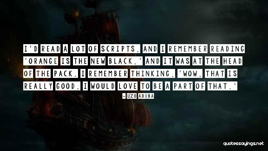 Crazylegs Run Quotes By Uzo Aduba Crazylegs Run Quotes By Uzo Aduba
