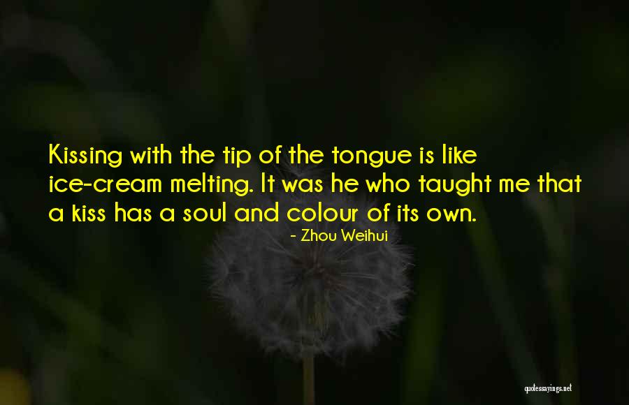 Cream Colour Quotes By Zhou Weihui Cream Colour Quotes By Zhou Weihui