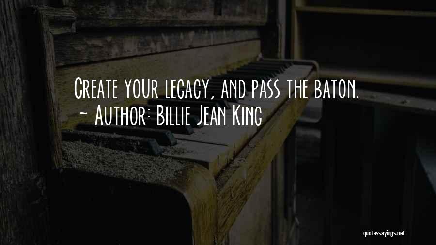 Create Your Quotes By Billie Jean King