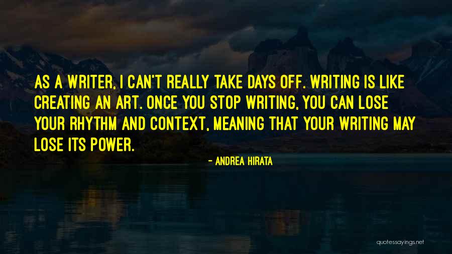 Creating And Art Quotes By Andrea Hirata