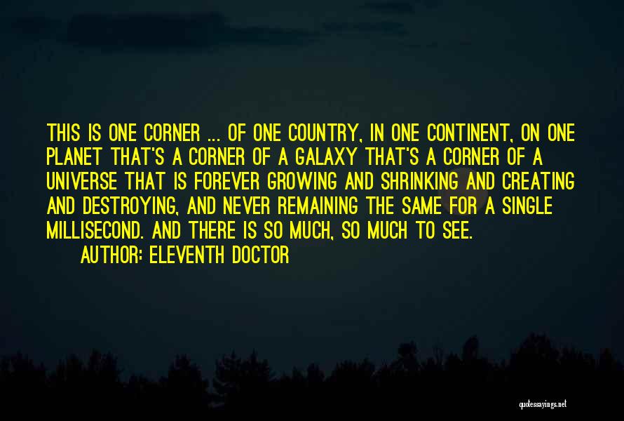 Creating And Destroying Quotes By Eleventh Doctor