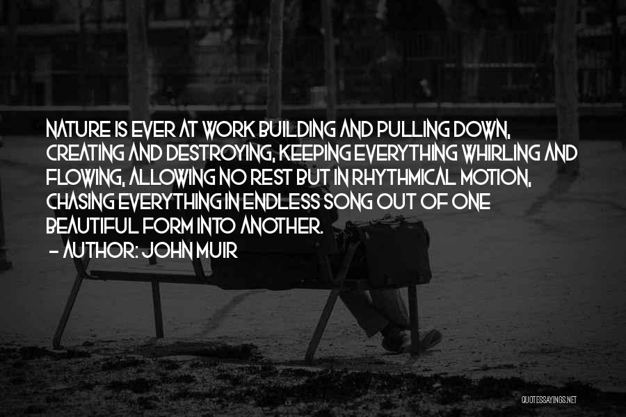 Creating And Destroying Quotes By John Muir