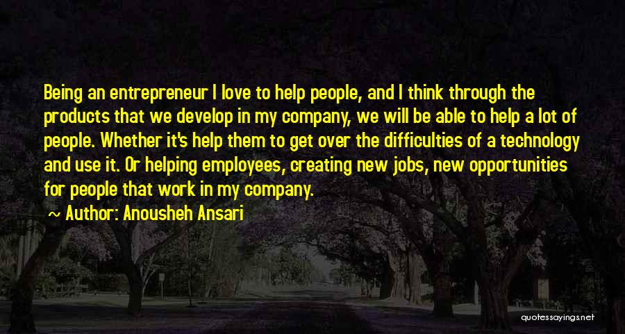 Creating Opportunity Quotes By Anousheh Ansari