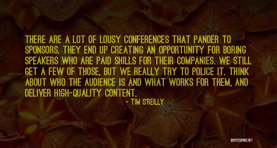 Creating Opportunity Quotes By Tim O'Reilly