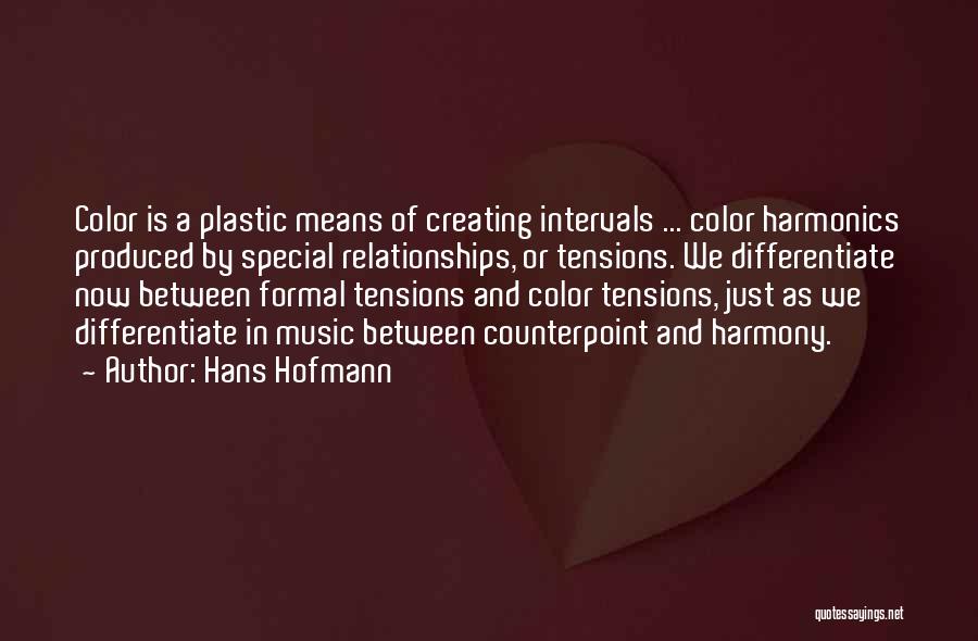 Creating Relationships Quotes By Hans Hofmann