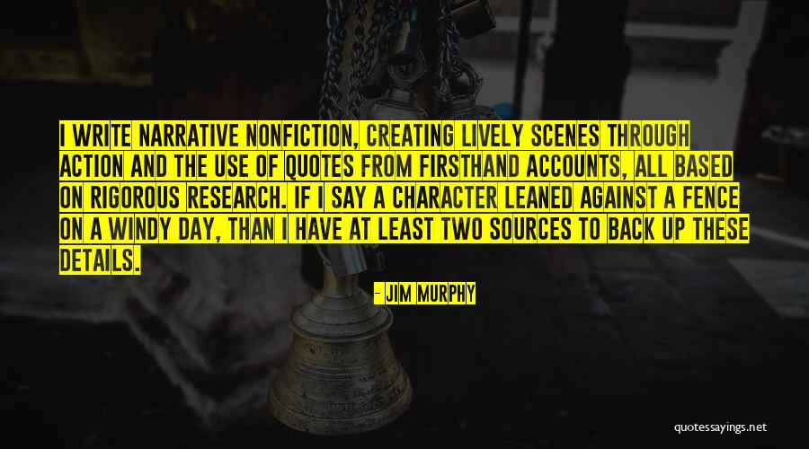 Creating Something From Nothing Quotes By Jim Murphy