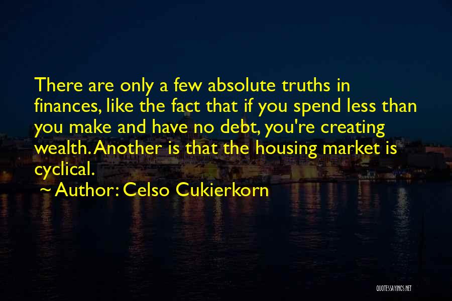 Creating Wealth Quotes By Celso Cukierkorn