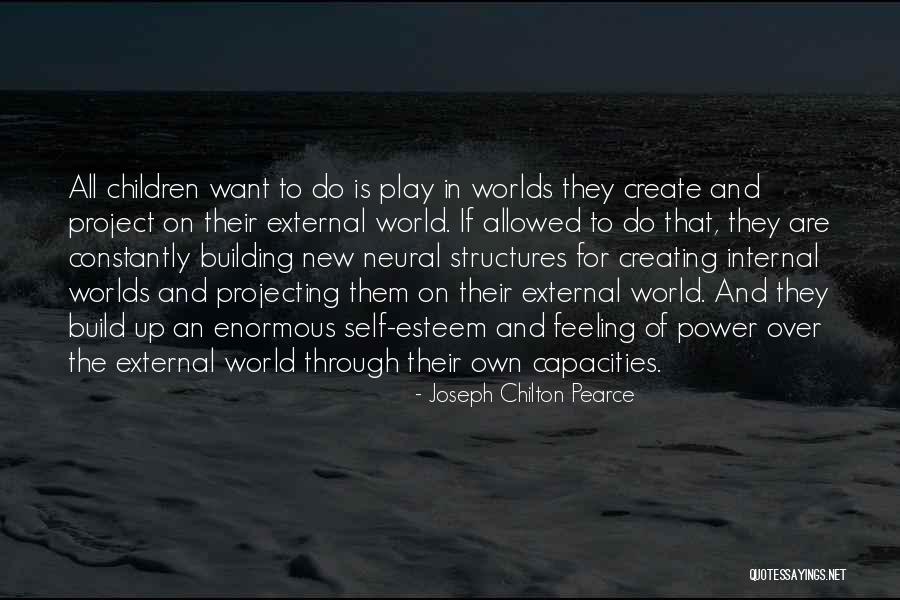 Creating Worlds Quotes By Joseph Chilton Pearce Creating Worlds Quotes By Joseph Chilton Pearce