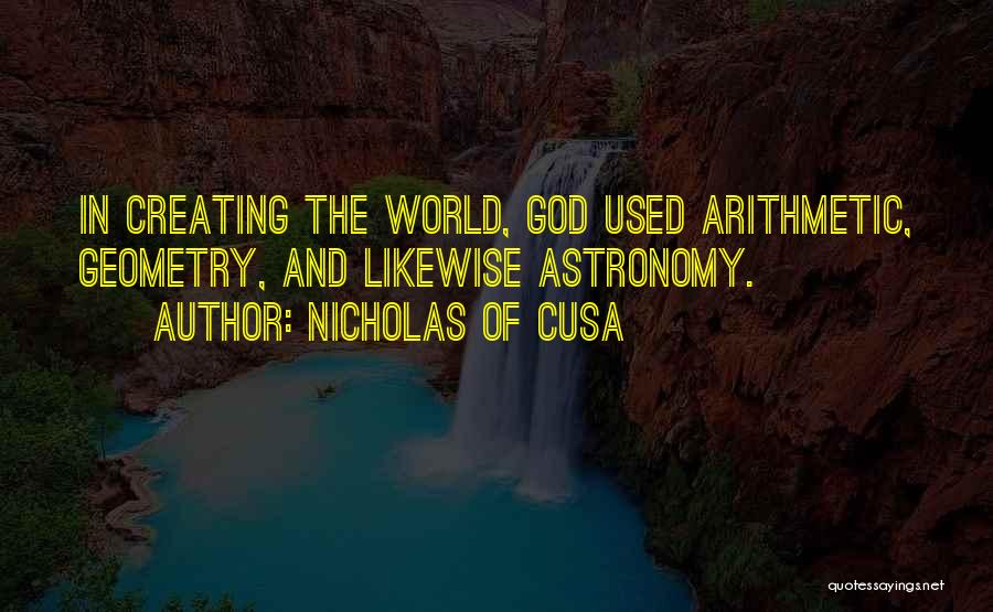 Creating Your Own World Quotes By Nicholas Of Cusa