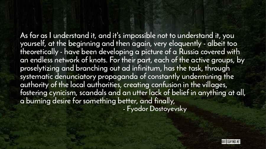 Creating Yourself Quotes By Fyodor Dostoyevsky Creating Yourself Quotes By Fyodor Dostoyevsky