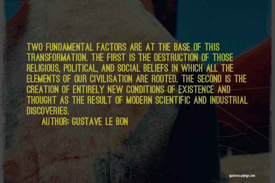 Creation And Destruction Quotes By Gustave Le Bon