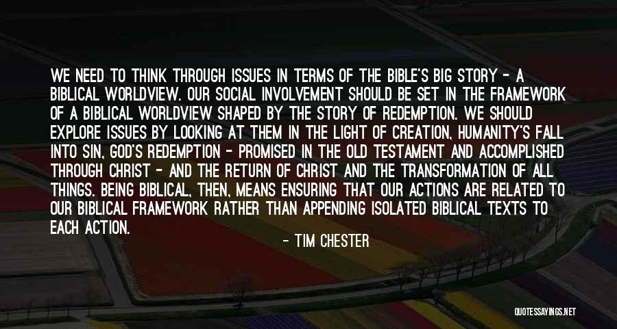 Creation Biblical Quotes By Tim Chester