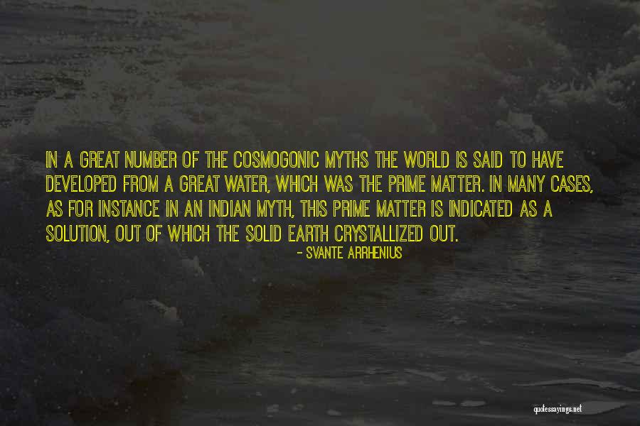 Creation Myths Quotes By Svante Arrhenius Creation Myths Quotes By Svante Arrhenius