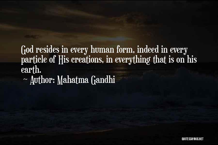 Creation Of Earth Quotes By Mahatma Gandhi