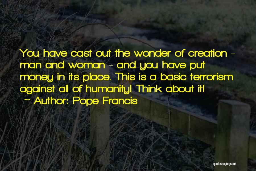 Creation Of Woman Quotes By Pope Francis