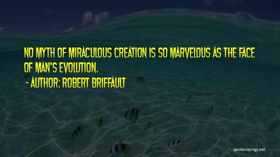 Creation Versus Evolution Quotes By Robert Briffault