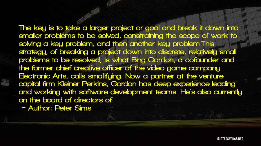 Creative Arts Quotes By Peter Sims