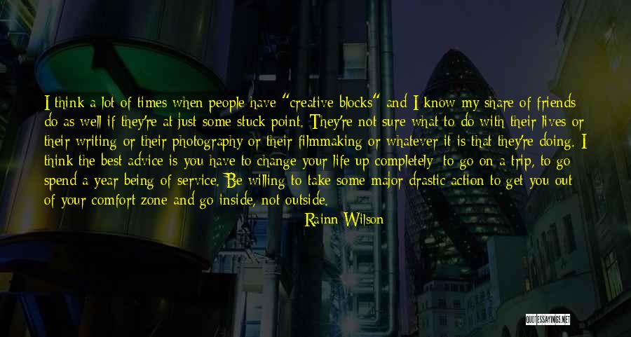 Creative Block Quotes By Rainn Wilson