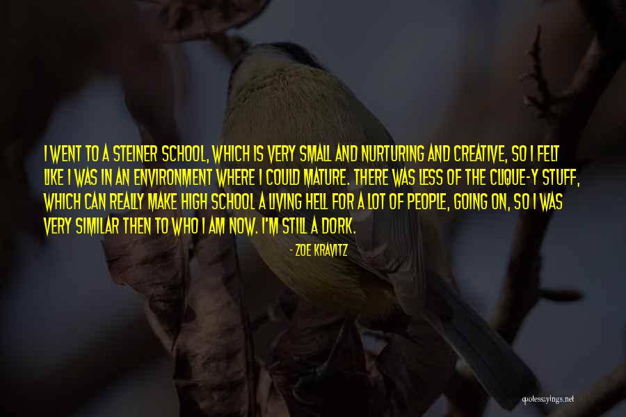 Creative Environment Quotes By Zoe Kravitz Creative Environment Quotes By Zoe Kravitz