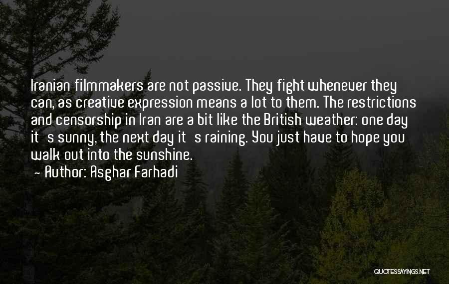 Creative Expression Quotes By Asghar Farhadi