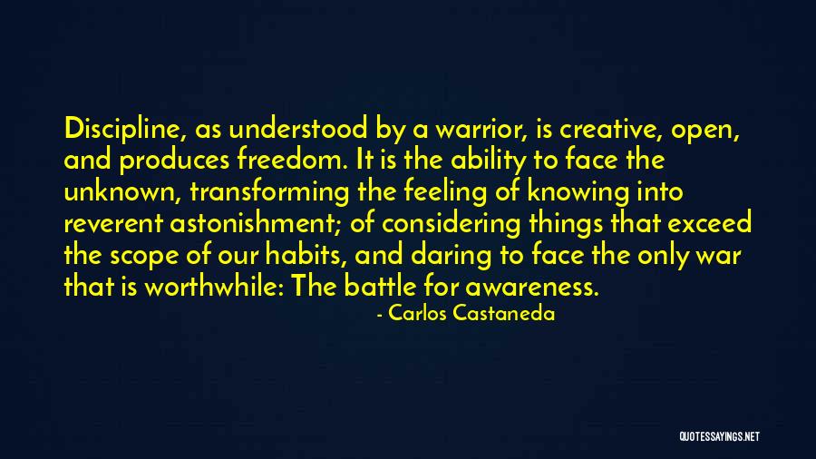 Creative Freedom Quotes By Carlos Castaneda